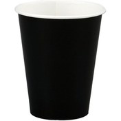 Resim Siyah Karton Bardak 8'li 