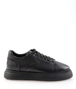 Resim Bambi Siyah Hakiki Deri Erkek Sneaker E01595002543 