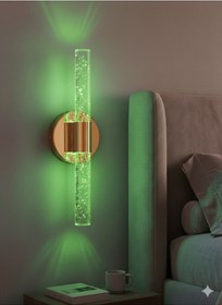 Resim Bhbackhome Bubbleflux Medium Şık Tasarım Modern Ledli Aplik 31 Cm Gümüş Rgb Elektrikli Kumandalı Gümüş 