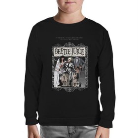 Resim Beetle Juice Siyah Çocuk Sweatshirt 