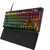 Resim SteelSeries Apex Pro TKL Mekanik Gaming Klavye, Değiştirilebilir Aktivasyon Noktaları, OLED Ekran, RGB, PBT Tuş Başlıkları, USB-C İngilizce QWERTY 