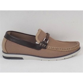 Resim CHELSY HAND MADE BALDİNİNİ BEJ ROK ERKEK LOAFER AYAKKABI 