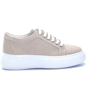 Resim Kadın Süet Sneaker 