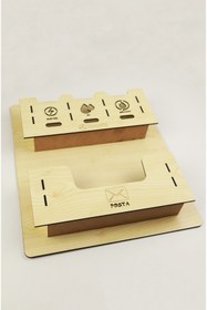 Resim kutuTR Apartman Ortak Fatura & Posta Kutusu Ahşap 