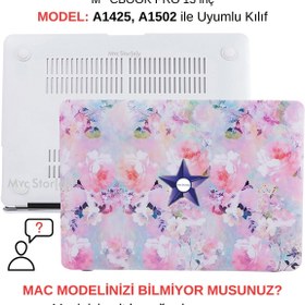 Resim Mcstorey Macbook Pro Kılıf 13 Inç Flower03 (ESKİ HDMI'LI MODEL 2012-2015) A1425 A1502 Ile Uyumlu 
