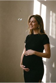 Resim maternel Triko Emzirme Özellikli Elbise 