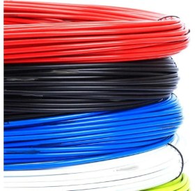 Resim Motobisikletim 5mm Teflonlu Dış Kablo [mavi] 25 Metre Rulo , Bisiklet Dış Halat 