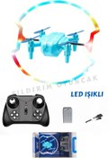 Resim YILDIRIM OYUNCAK LED Işıklı 360° Dönebilen Drone - Akrobat Full LED Işıklı Drone 2.4GHz Uzaktan Kumanda Kamerasız 