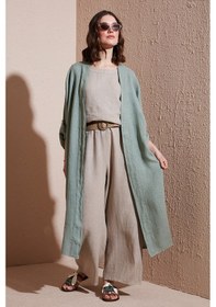 Resim Via Dante Bayan Kimono 7183544 Haki Haki 