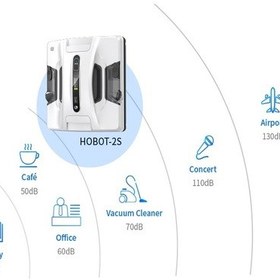 Resim HOBOT 2s Cam Temizleme Fayans Silme Robotu Dual Ultrasonik Sprey Tlf Ve Uzaktan Kumanda Ile Kont. 