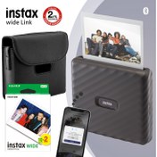 Resim Instax Wide Link Gri Akıllı Yazıcı ve Çantalı Hediye Seti 4 