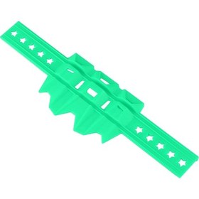 Resim Mufunye Motorsiklet Egzos Isı Koruması Silikon Kalkan Yeşil 380mm Isı Dayanıklı Soğutma Fonksiyonu Evrensel Tip 