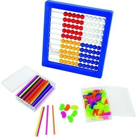 Resim Abaküs- Fasülye ve Sayma Çubukları 3'lü Set 