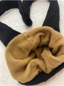 Resim Çalıkuşu Termal Içi Peluş Kilotlu Çorap Tayt Siyah 