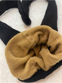 Resim Çalıkuşu Termal Içi Peluş Kilotlu Çorap Tayt Siyah 