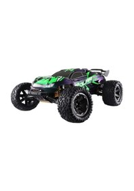 Resim Elektrikli Rc 1:8 Ölçek Servo Motor Süspansiyonlu Arazi Aracı Spor Araç 85 Km Hız Rc Araç - Yeşil 