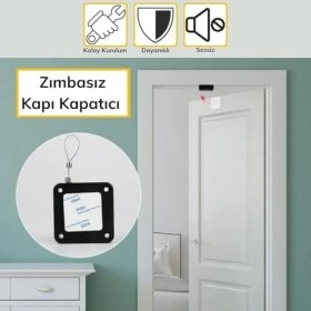 Resim Otomatik Kapı, Cam,pencere,çekmece Kapatıcı Yangına Dayanıklı Sıva Üstü Tüm Kapılar Için Uygun Otomatik Kapanan Hızlı Otomatik Kapı Kapatıcı 