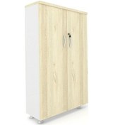 Resim Modüler Dünyası Kapaklı Kitaplık Dosya Dolabı - 80X38X153 (307779160) Beyaz - Meşe 
