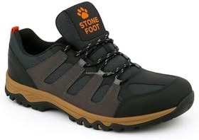 Resim Stone Foot İş Güvenliği Ayakkabısı, Çelik Burunlu, Nefes Alabilen, Çift Yoğunluklu Taban, Yağ ve Petrole Dayanımlı, Anti-Slip Kaymaz, Şok Emici, Enerji Veren Topuk, Süet, Şık Tasarım 
