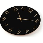 Resim Xixi Shop Sessiz Ahşap Duvar Saati Sessiz Süpürme Minimalist Tasarım (Yurt Dışından) 