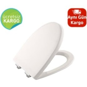 Resim Kale Stıl Sessiz Klozet Kapağı 