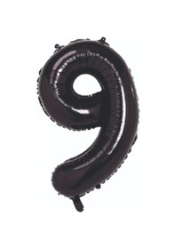 Resim 34" Folyo Rakam 76cm "9" Siyah / Black Siyah 