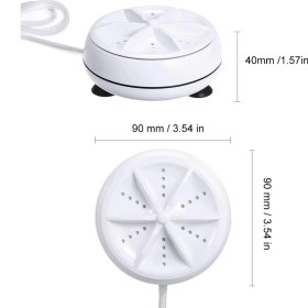 Resim Buğz Mini Portatif Çamaşır Makinesi 