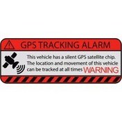 Resim 4 Adet Gps Tracing Takip Etiketi Uyarı Yapıştırması 10CM Md7 