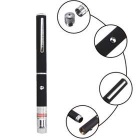 Resim JASPER JPR-008 Ultimate 5 Başlıklı Yeşil Lazer Pointer 2 Adet Pil Hediyeli Cep Boy Lazer 