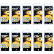 Resim Duracell Activair 10 Numara İşitme Cihazı Pili 6 x 10'lu 
