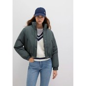 Resim Mavi Regular Fit Kadın Şişme Mont (M1110269-71598) 