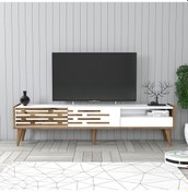 Resim Variant Valensiya Alt Tv Ünitesi - Ceviz / Beyaz 