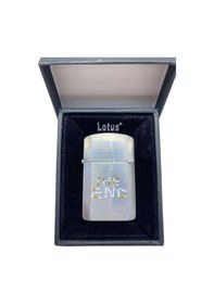 Resim Lotus The End Yazı Baskılı Benzinli Metal Çakmak Gümüş Gri 309138 