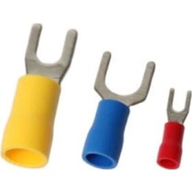 Resim Çatal Tip Izoleli Pabuç Kablo Uçları 1 Adet 