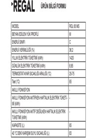 Resim Regal RGL 65 MS Mekanik Termosifon 