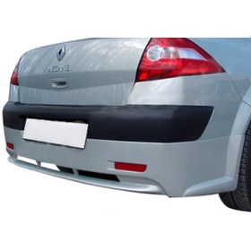 Resim Renault Megane 2 Sedan Uyumlu Yedek Parça Arka Tampon Eki Boyasız 