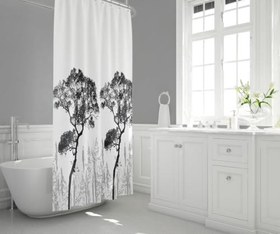 Resim Tropik Banyo Duş Perdesi 3391 Tek Kanat 1X240x200 