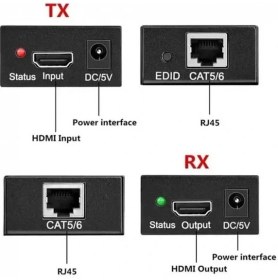 Resim Leonpro HDMI 4K 120M Extender Alıcı -Verici Transmitter Receiver Hdmı Genişletici 