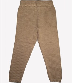 Ozmoz Unisex Çocuk Organik Pamuk Triko Kahverengi Pantolon