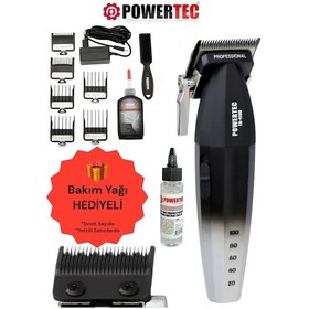 Resim Powertec TR-4100 Profesyonel Saç Sakal Tıraş Makinesi 