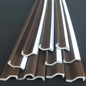 Resim Rüzgar Geçirmez Plastik Çelik Pencere Ses Yalıtım Şeridi, Alüminyum Kendinden Yapışkanlı Toz Geçirmez Su Geçirmez Rüzgar Bariyeri, Kaldırılabilir Olmayan 