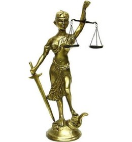 Resim Himarry Adalet Kadını Terazili Biblo Dekoratif Hediyelik 