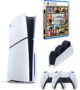 Resim Sony Playstation 5 Slim CD Edition - 2. Dualsense Ps5 Kol - Şarj İstasyonu - GTA 5 Oyun Konsolu (İthalatçı Garantili) | Sony Sony