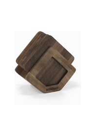 Resim Woodsaka Üçgen Bardak Altlığı - Özel Kutusu Ve 8 Bardak Altlığı Ahşap 