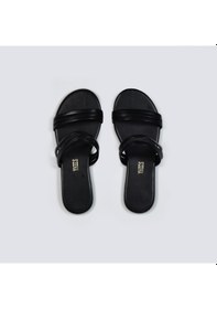 Resim Tkees Kadın Klasik Günlük Düz Bant Terlik Siyah 