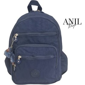 Resim Krinkıl Lacivert Kumaş Suya Dayanıklı Klinkır Sırt Çantası/laptop Lacivert 