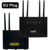 Resim 4g Kablosuz Yönlendirici 300 Mbps 4g Lte Cpe Yönlendirici Modem 4 Harici Anten E U Plug Büyük Britanya 