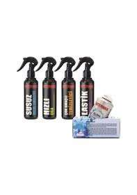 Resim Interwax Klima Temizleme Klima Fresh 4'lü Oto Bakım Seti 