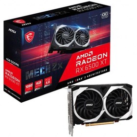 Resim MSI Radeon Rx 6500 Xt Mech 2x 4g Oc 4gb Gddr6 64bit Dx12 Gaming (OYUNCU) Ekran Kartı 