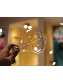 Resim Cata CT-4354 6W E27 Duylu G95 Glop Rustik LED Ampul Günışığı Rengi 
